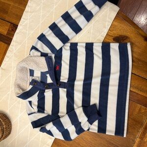 Carter's Blue and White Striped Kids Sweater